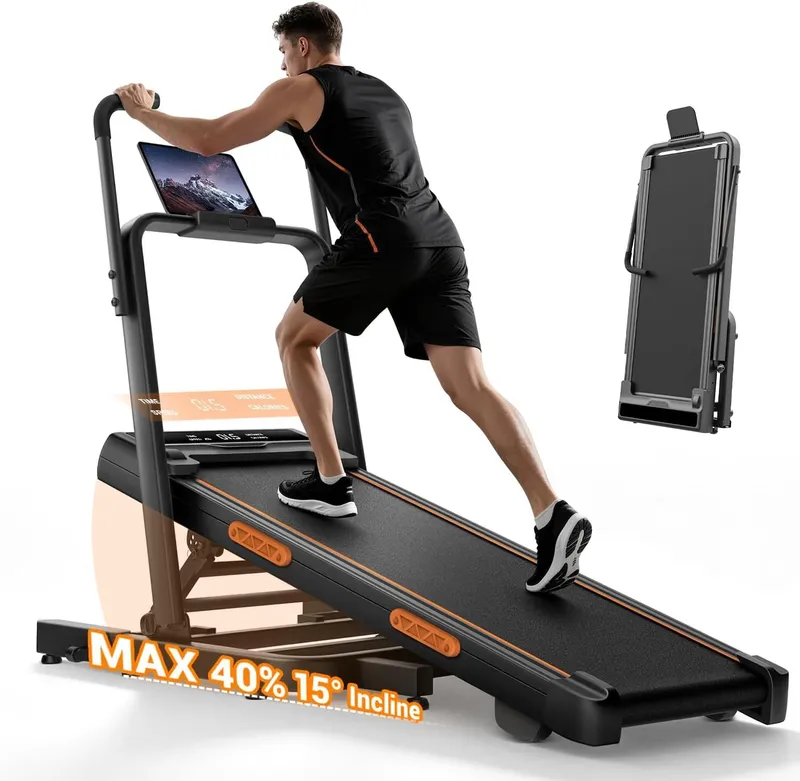 LONTEK 40% Incline Walking Pad Treadmill for Home